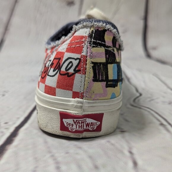 Vans Stranger Things Surfer Boy Pizza Shoes M 5.5 W 7 - Picture 4 of 13